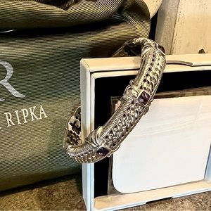 Judith Ripka Amethyst Hinge Cuff